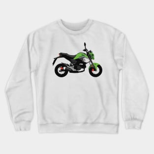 Motorcycle Honda Grom Orange 2020 Incredible Green Crewneck Sweatshirt